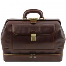 Дорожный саквояж доктора Giotto Dark Brown