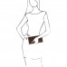 Дорожный кошелек Tuscany Leather Dark Brown